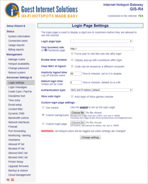Login Page Type