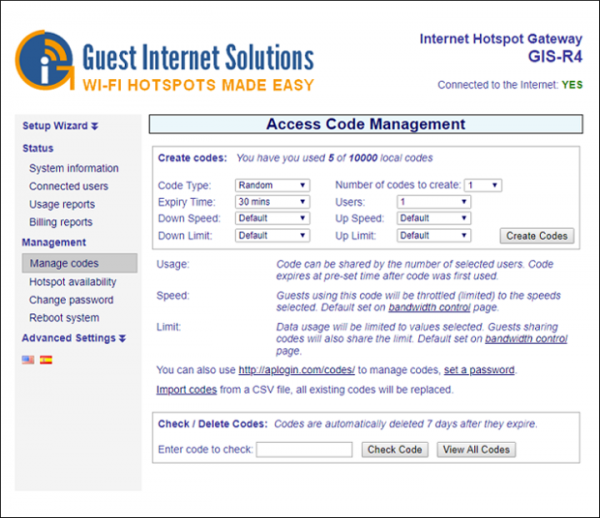 Controlled Access Guest Internet