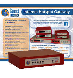 Guest Internet Hotspot-Gateway GIS-R4