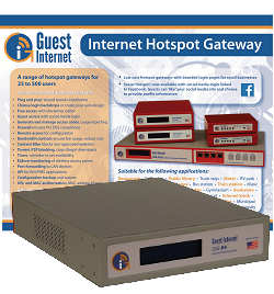 Guest Internet Hotspot-Gateway GIS-R6