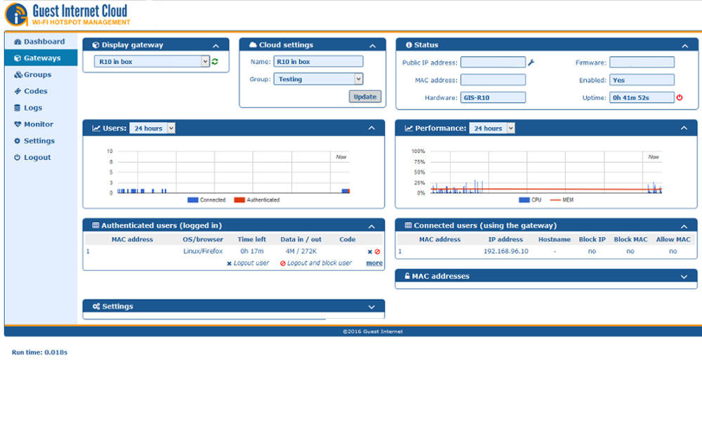 GIS Cloud Interface