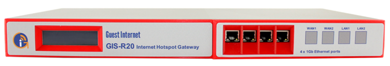 Point d'accès passerelle Guest Internet GIS-R20 dual WAN